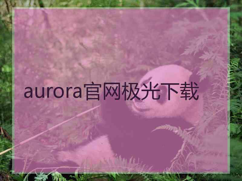 aurora官网极光下载