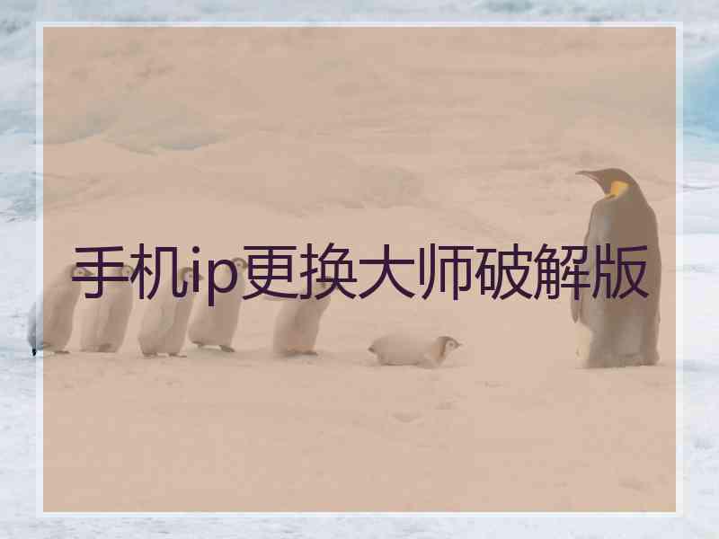 手机ip更换大师破解版