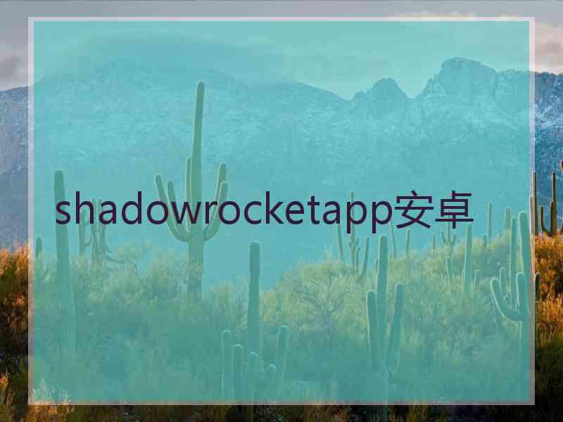 shadowrocketapp安卓