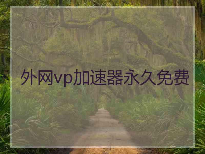 外网vp加速器永久免费