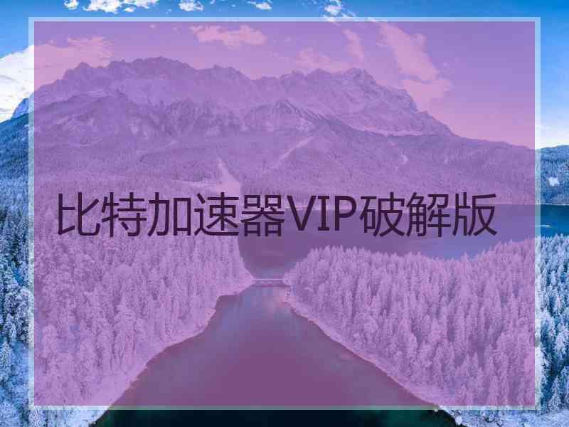 比特加速器VIP破解版