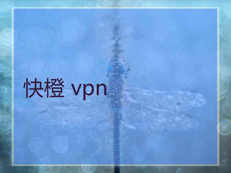 快橙 vpn