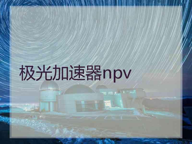 极光加速器npv