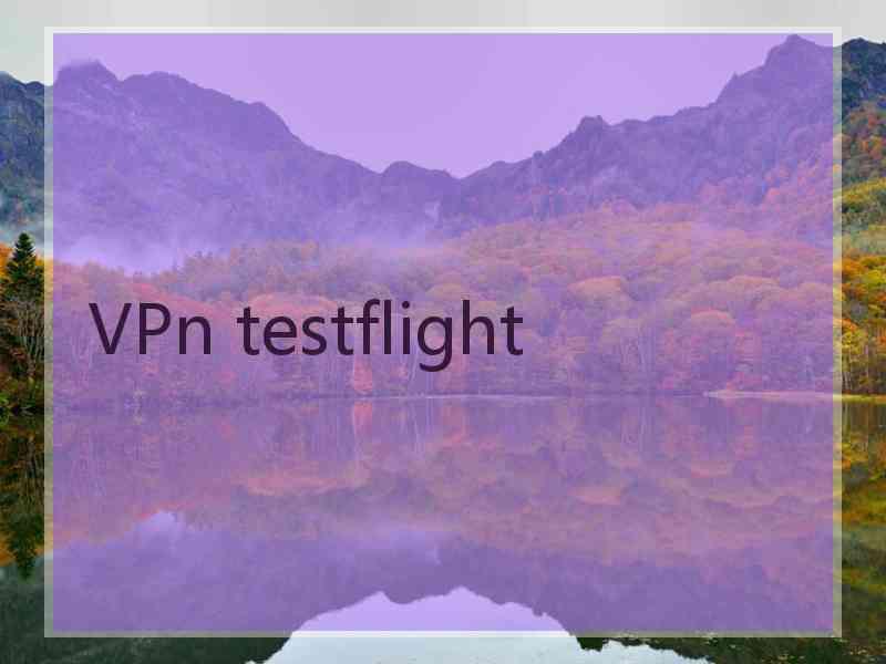 VPn testflight