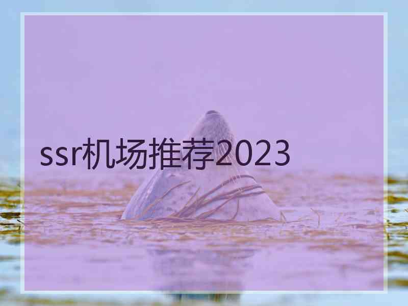 ssr机场推荐2023