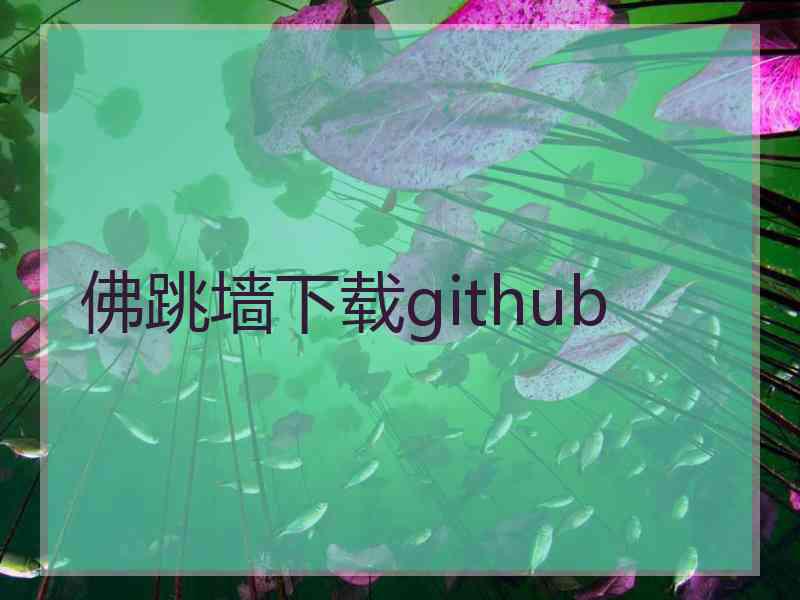 佛跳墙下载github