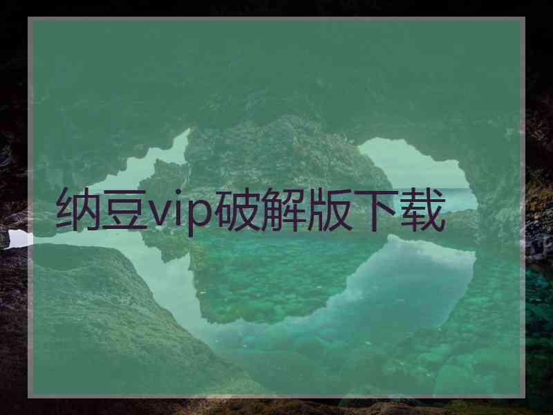 纳豆vip破解版下载