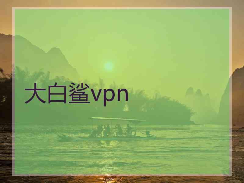 大白鲨vpn