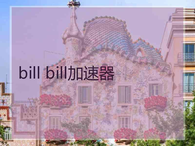 bill bill加速器