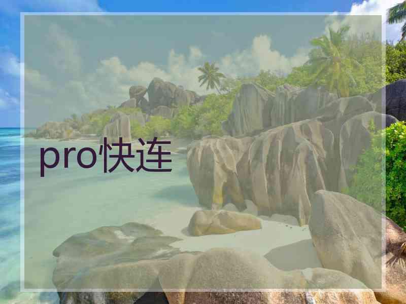 pro快连