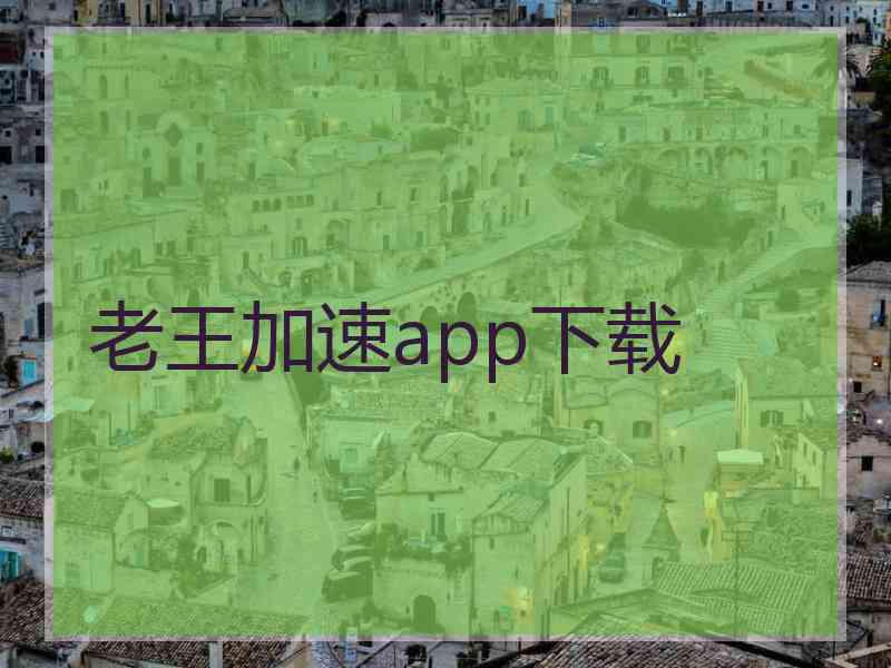 老王加速app下载