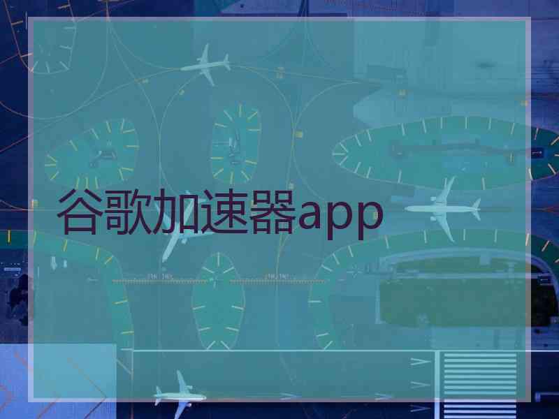 谷歌加速器app