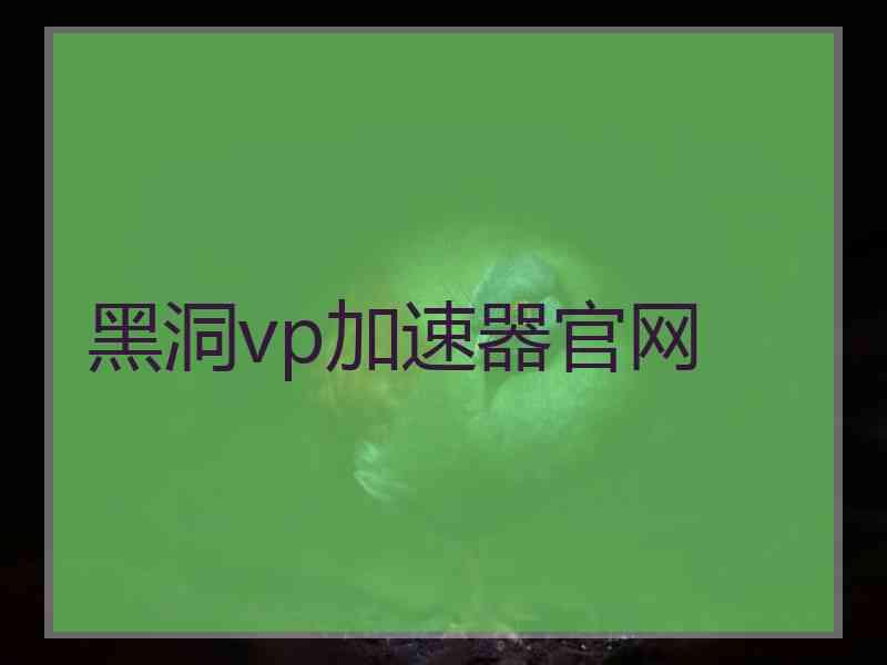 黑洞vp加速器官网