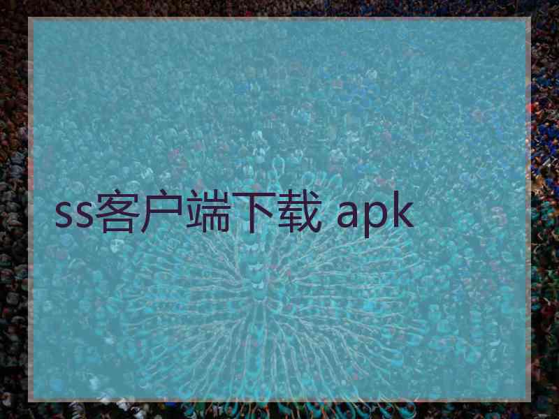 ss客户端下载 apk