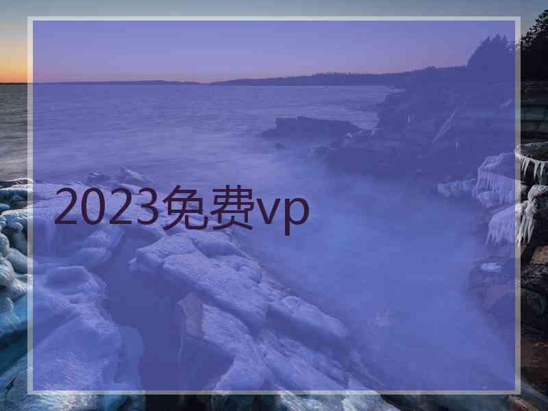 2023免费vp