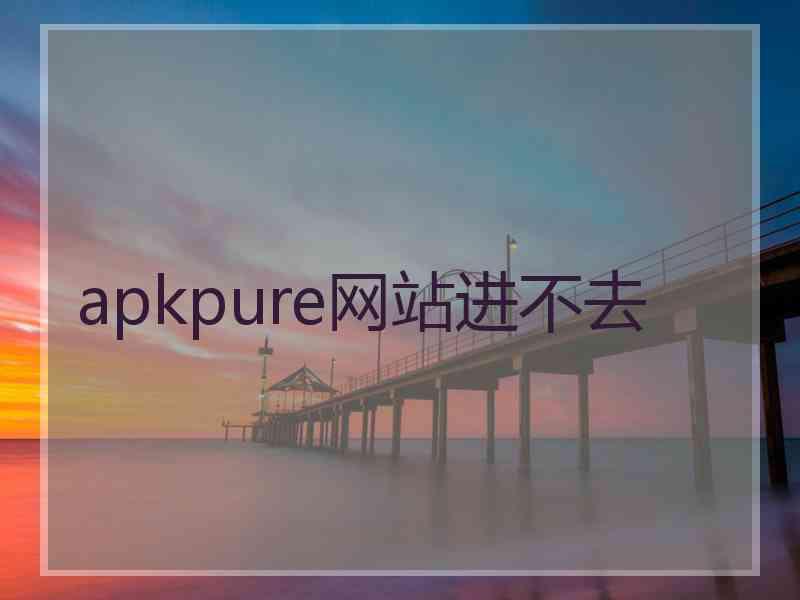 apkpure网站进不去