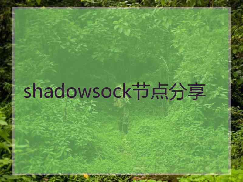 shadowsock节点分享