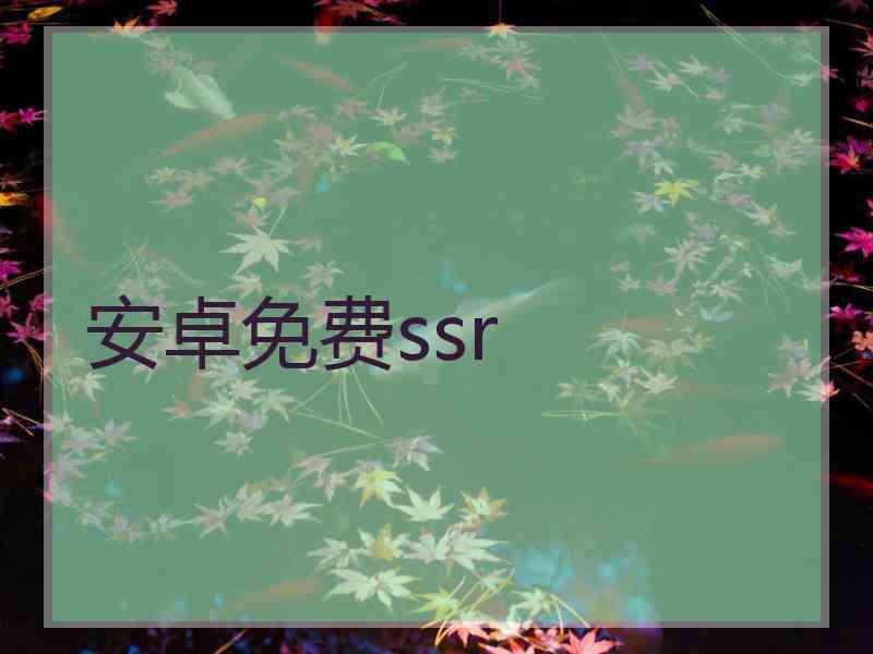 安卓免费ssr