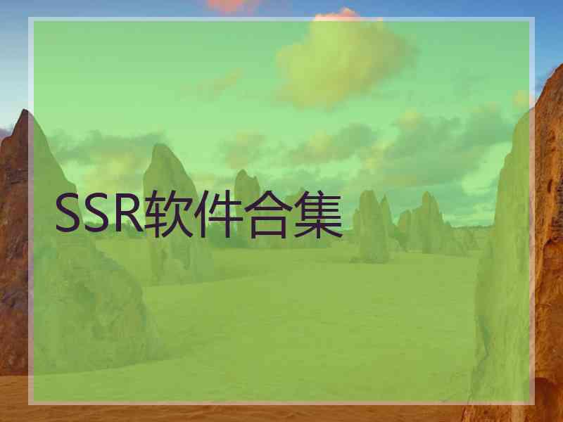 SSR软件合集