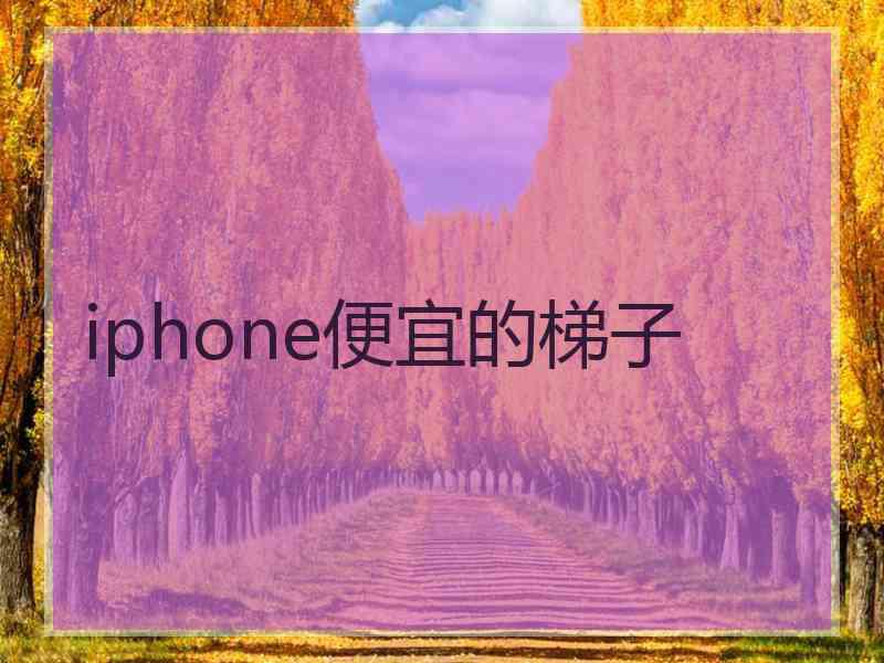 iphone便宜的梯子