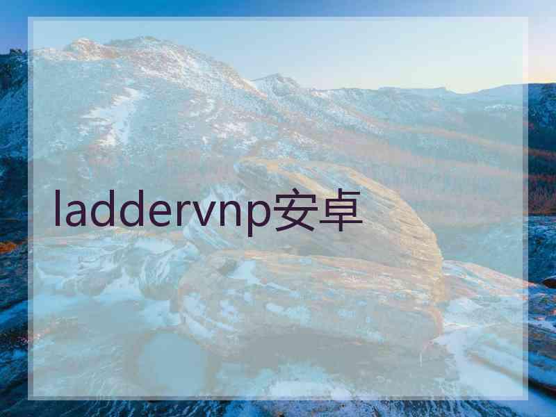 laddervnp安卓