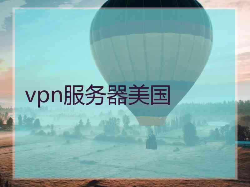 vpn服务器美国