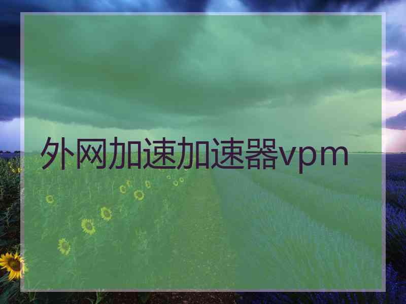 外网加速加速器vpm