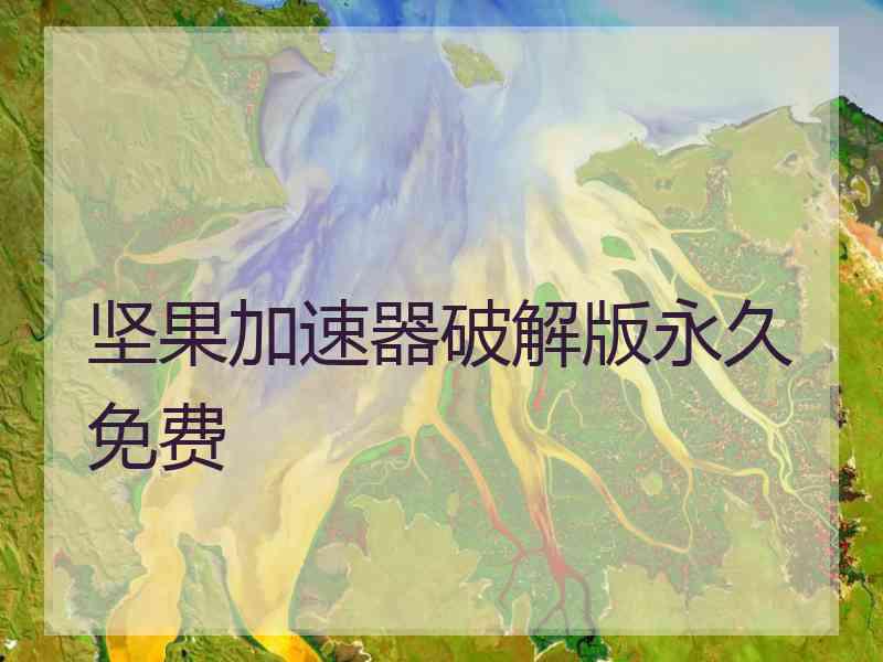 坚果加速器破解版永久免费