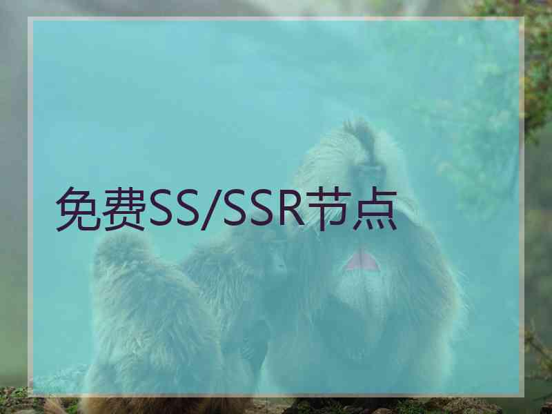 免费SS/SSR节点