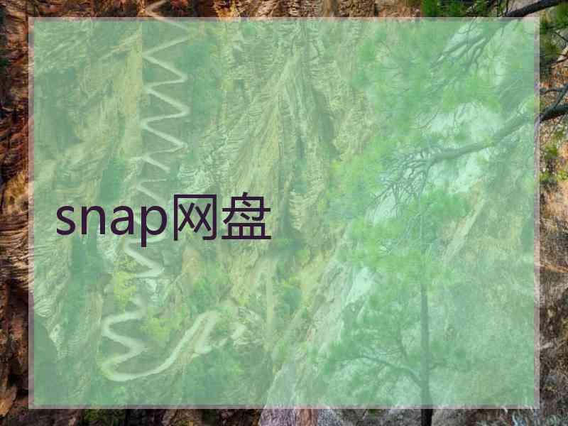 snap网盘