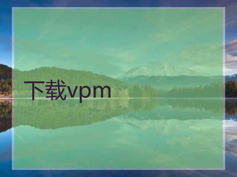 下载vpm