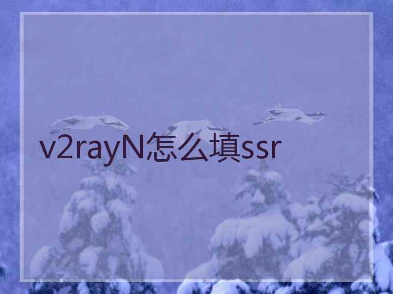 v2rayN怎么填ssr