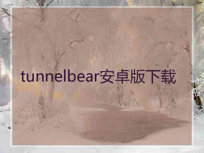 tunnelbear安卓版下载