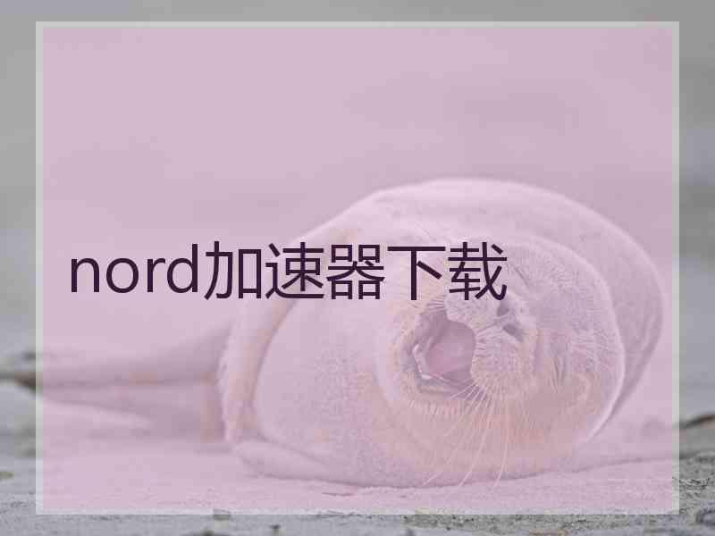 nord加速器下载