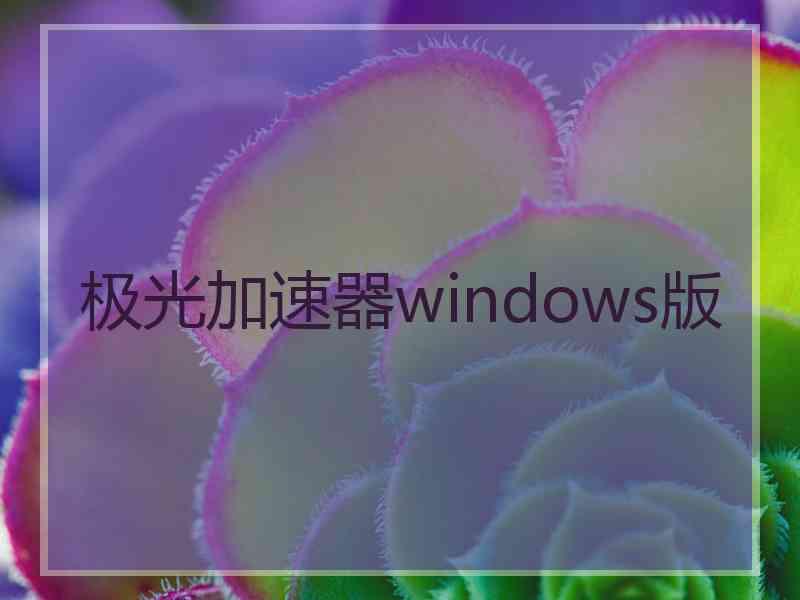 极光加速器windows版