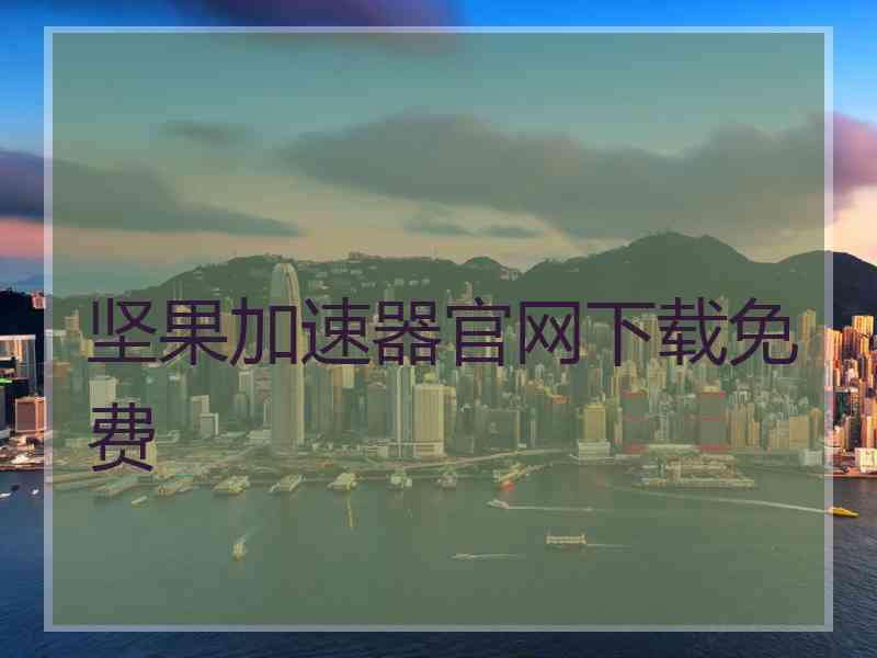 坚果加速器官网下载免费