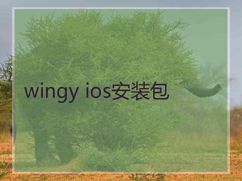 wingy ios安装包