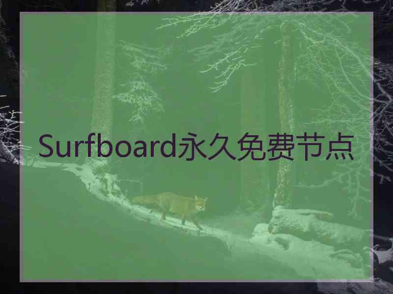 Surfboard永久免费节点