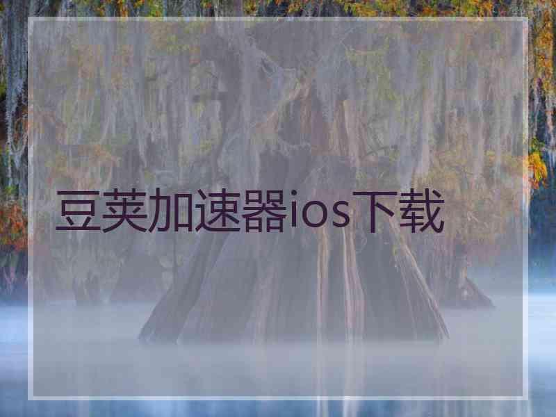 豆荚加速器ios下载