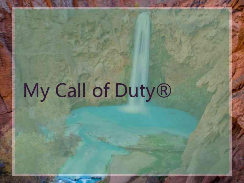 My Call of Duty®