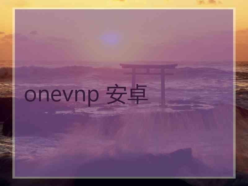 onevnp 安卓