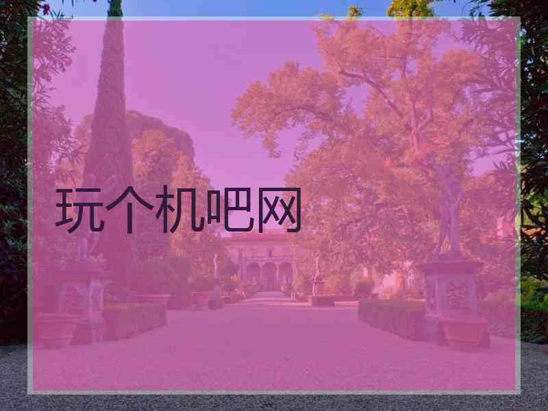 玩个机吧网