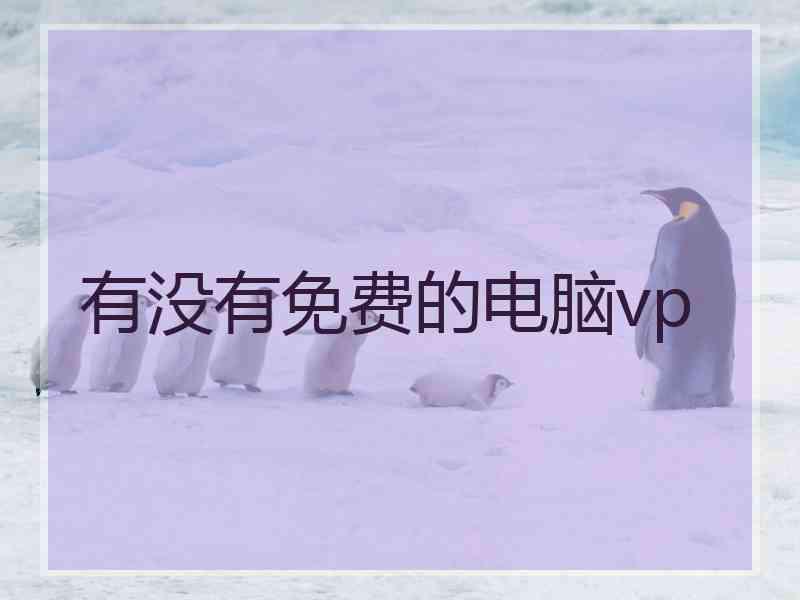 有没有免费的电脑vp