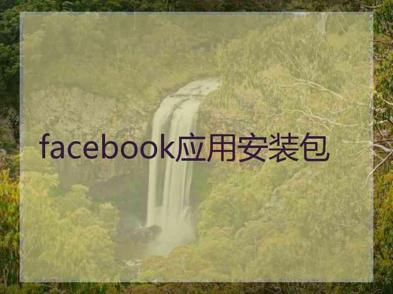 facebook应用安装包