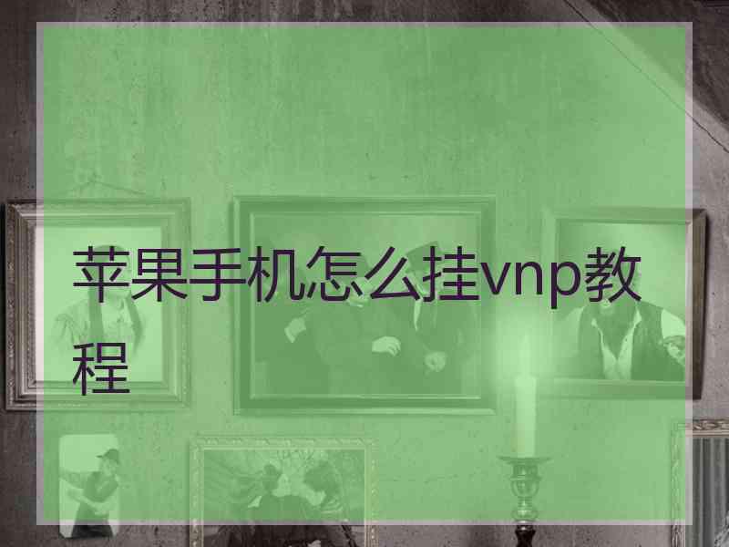 苹果手机怎么挂vnp教程