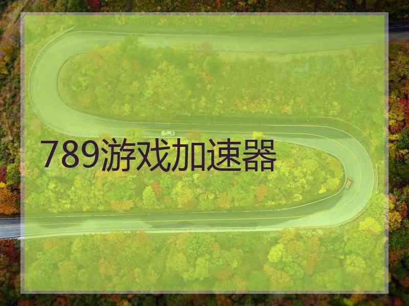 789游戏加速器