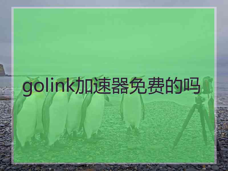 golink加速器免费的吗