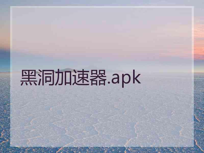 黑洞加速器.apk