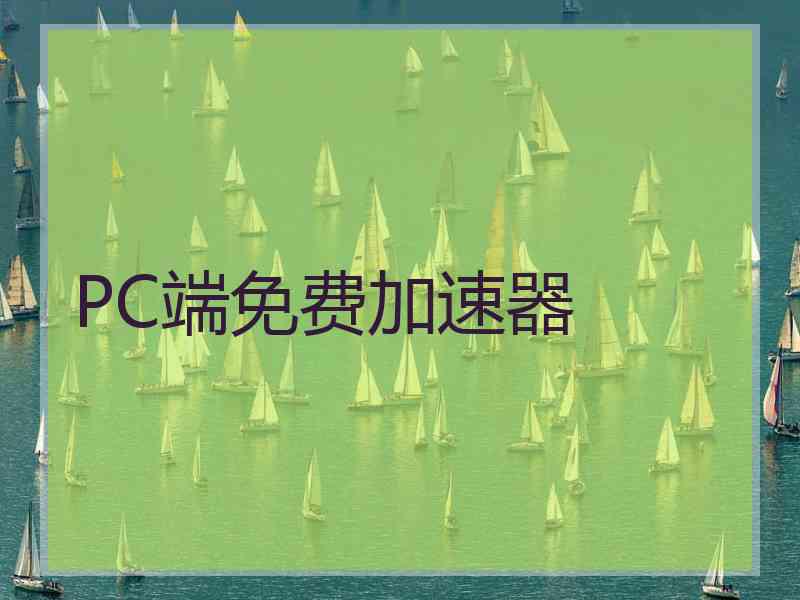 PC端免费加速器