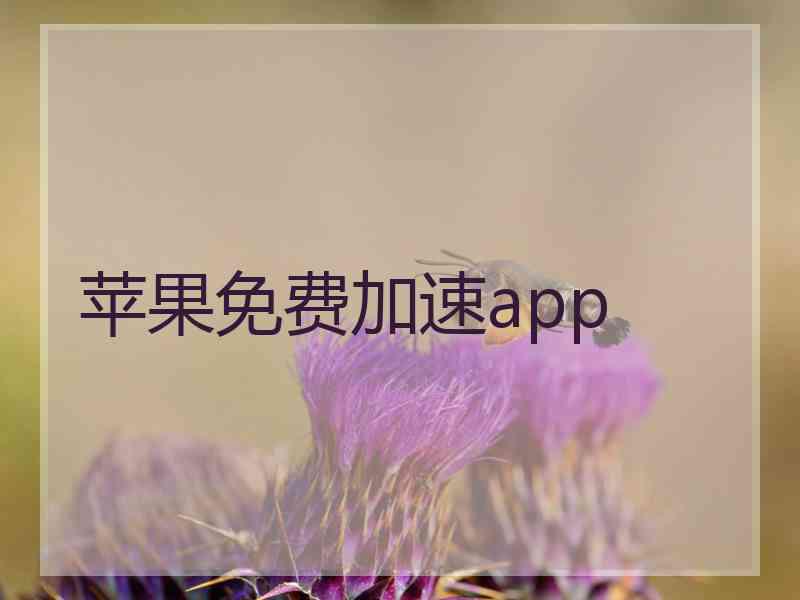 苹果免费加速app